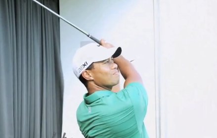 Tiger Woods on TrackMan
